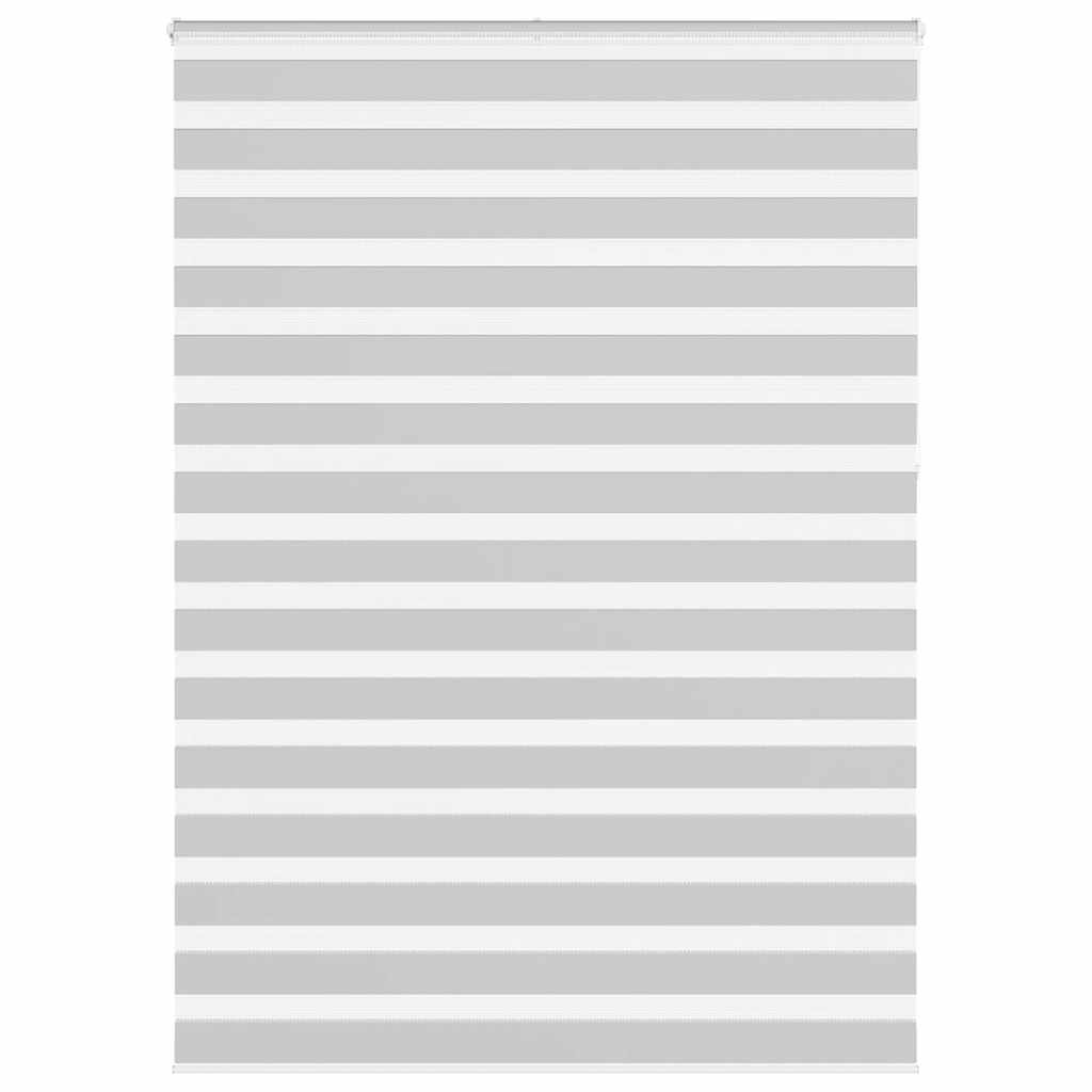 Zebra Blind Light Grey 165x230 cm Fabric Width 160.9 cm Polyester