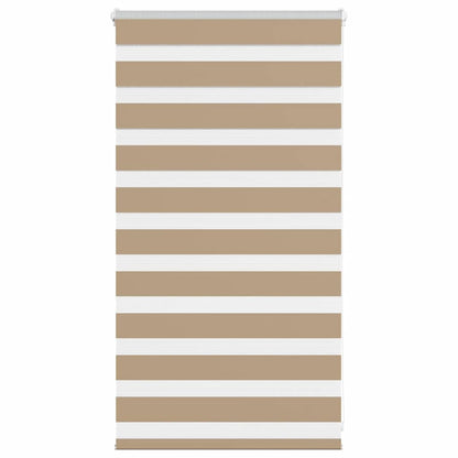 Zebra Blind Sand Brown 75x100 cm Fabric Width 70.9 cm Polyester