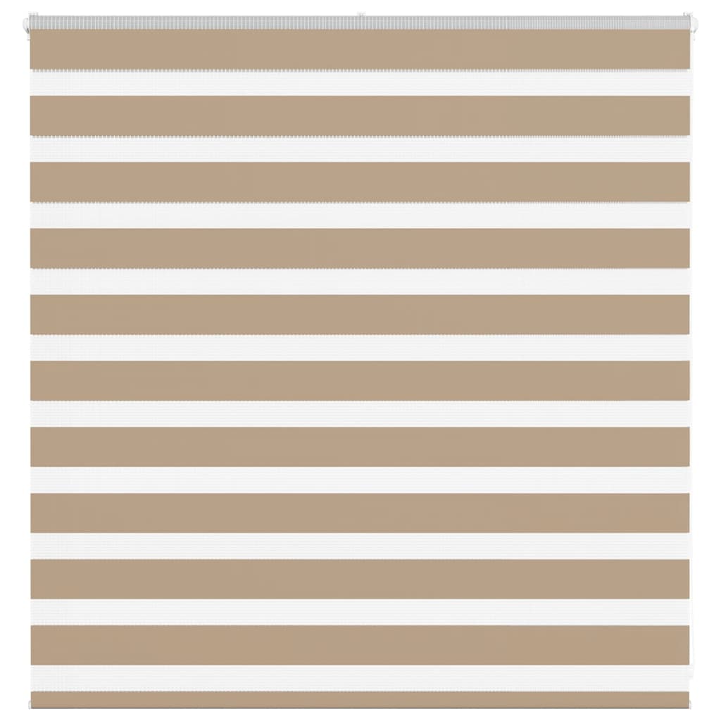 Zebra Blind Sand Brown 140x100 cm Fabric Width 135.9 cm Polyester