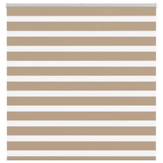 Zebra Blind Sand Brown 140x100 cm Fabric Width 135.9 cm Polyester