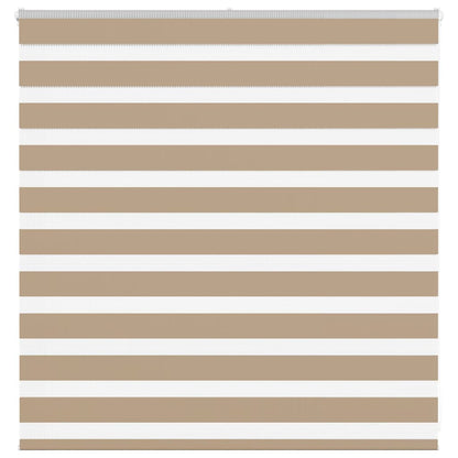 Zebra Blind Sand Brown 150x100 cm Fabric Width 145.9 cm Polyester