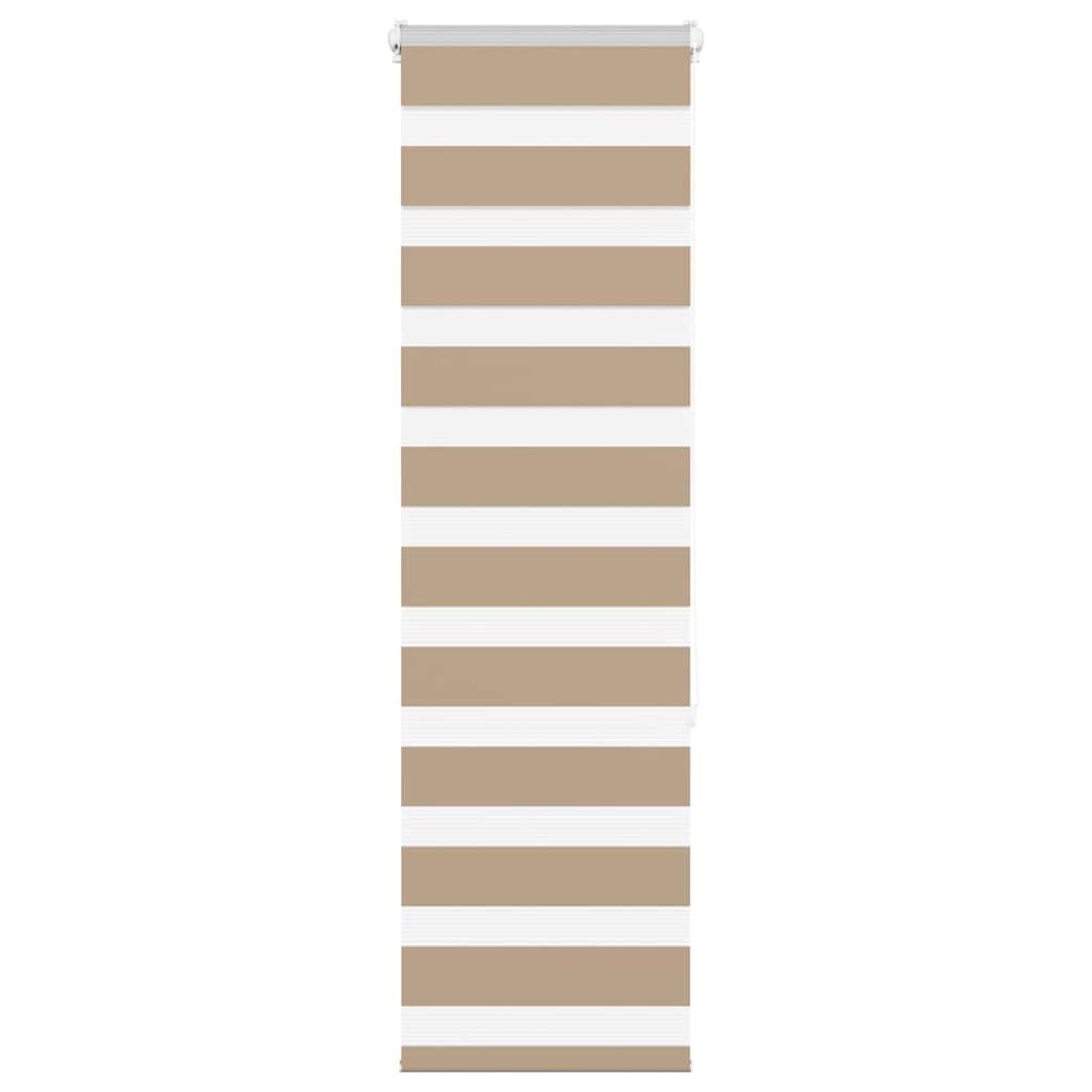 Zebra Blind Sand Brown 40x150 cm Fabric Width 35.9 cm Polyester