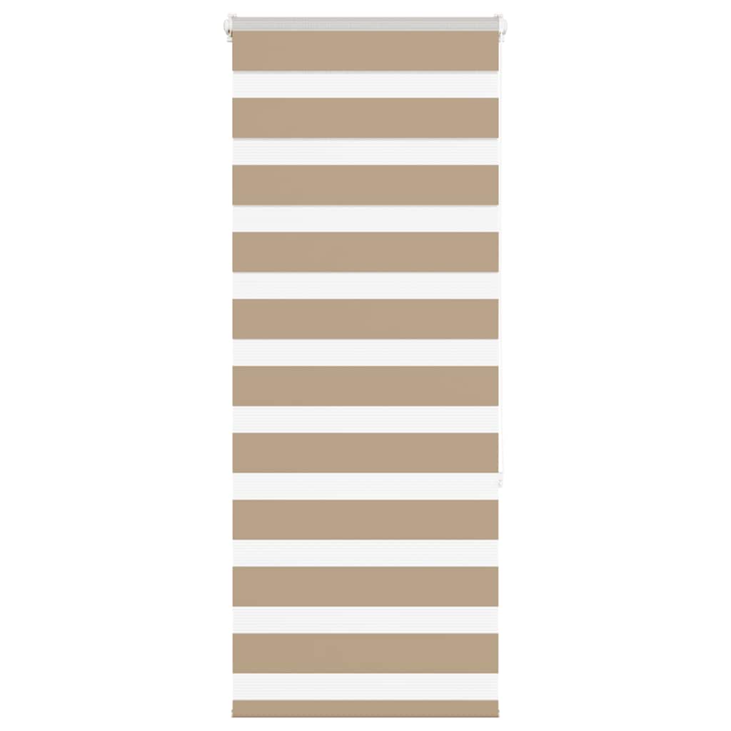 Zebra Blind Sand Brown 60x150 cm Fabric Width 55.9 cm Polyester