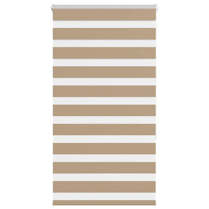Zebra Blind Sand Brown 75x150 cm Fabric Width 70.9 cm Polyester