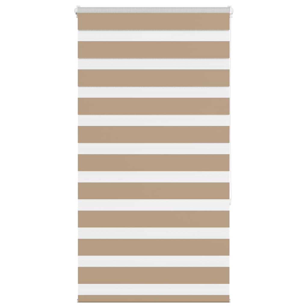 Zebra Blind Sand Brown 80x150 cm Fabric Width 75.9 cm Polyester