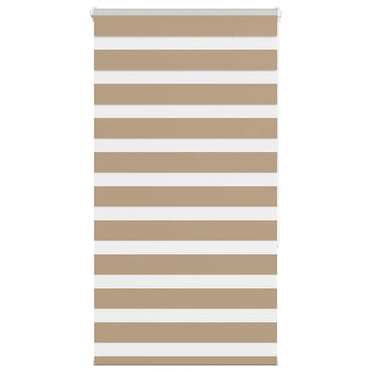 Zebra Blind Sand Brown 80x150 cm Fabric Width 75.9 cm Polyester