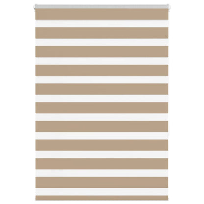 Zebra Blind Sand Brown 100x150 cm Fabric Width 95.9 cm Polyester