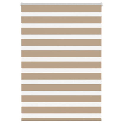 Zebra Blind Sand Brown 105x150 cm Fabric Width 100.9 cm Polyester