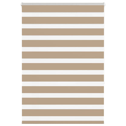Zebra Blind Sand Brown 110x150 cm Fabric Width 105.9 cm Polyester