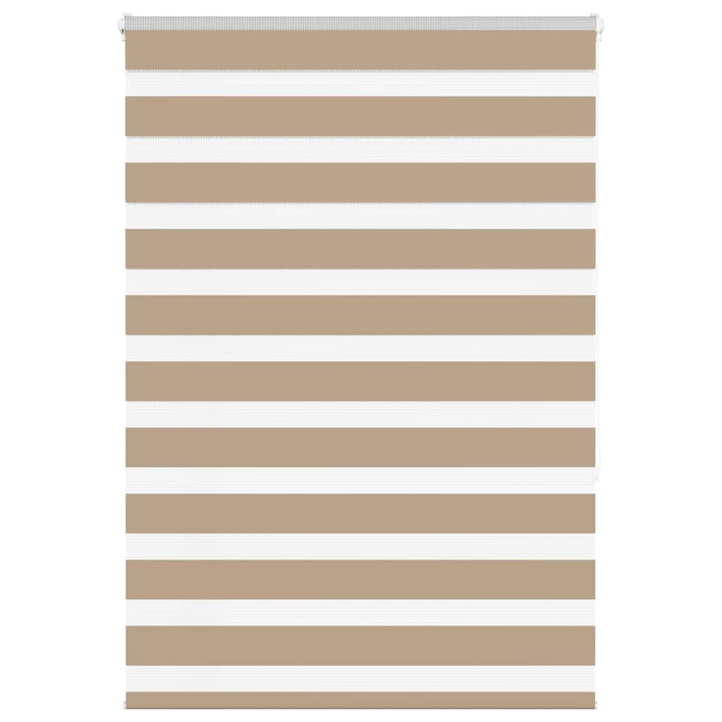 Zebra Blind Sand Brown 115x150 cm Fabric Width 110.9 cm Polyester