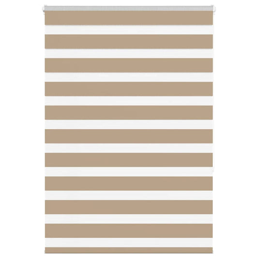 Zebra Blind Sand Brown 115x150 cm Fabric Width 110.9 cm Polyester