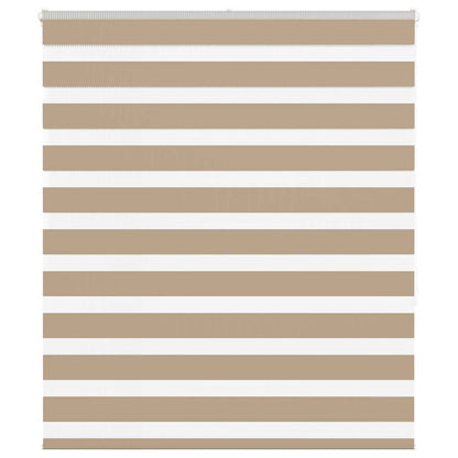 Zebra Blind Sand Brown 120x150 cm Fabric Width 115.9 cm