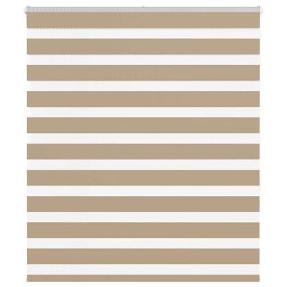 Zebra Blind Sand Brown 135x150 cm Fabric Width 130.9 cm Polyester