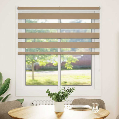 Zebra Blind Sand Brown 135x150 cm Fabric Width 130.9 cm Polyester