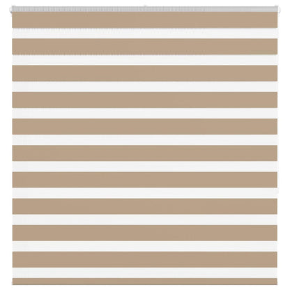 Zebra Blind Sand Brown 140x150 cm Fabric Width 135.9 cm Polyester