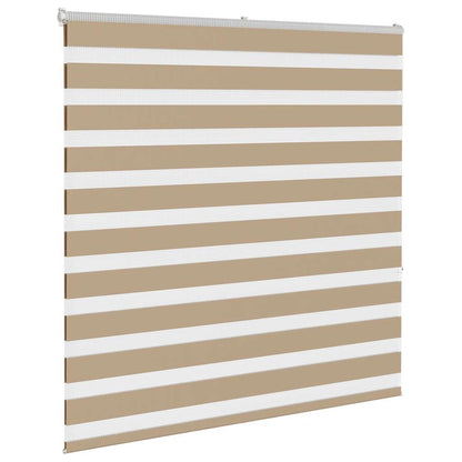 Zebra Blind Sand Brown 150x150 cm Fabric Width 145.9 cm