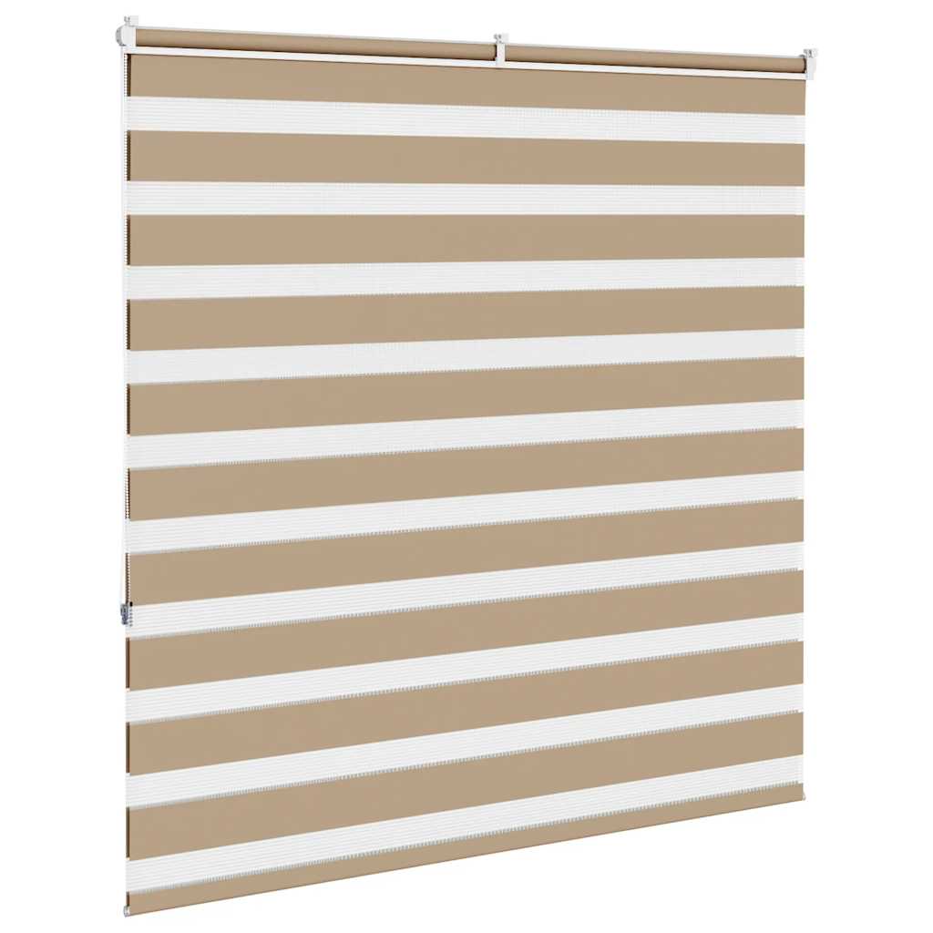 Zebra Blind Sand Brown 150x150 cm Fabric Width 145.9 cm