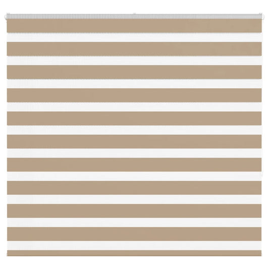 Zebra Blind Sand Brown 160x150 cm Fabric Width 155.9 cm Polyester