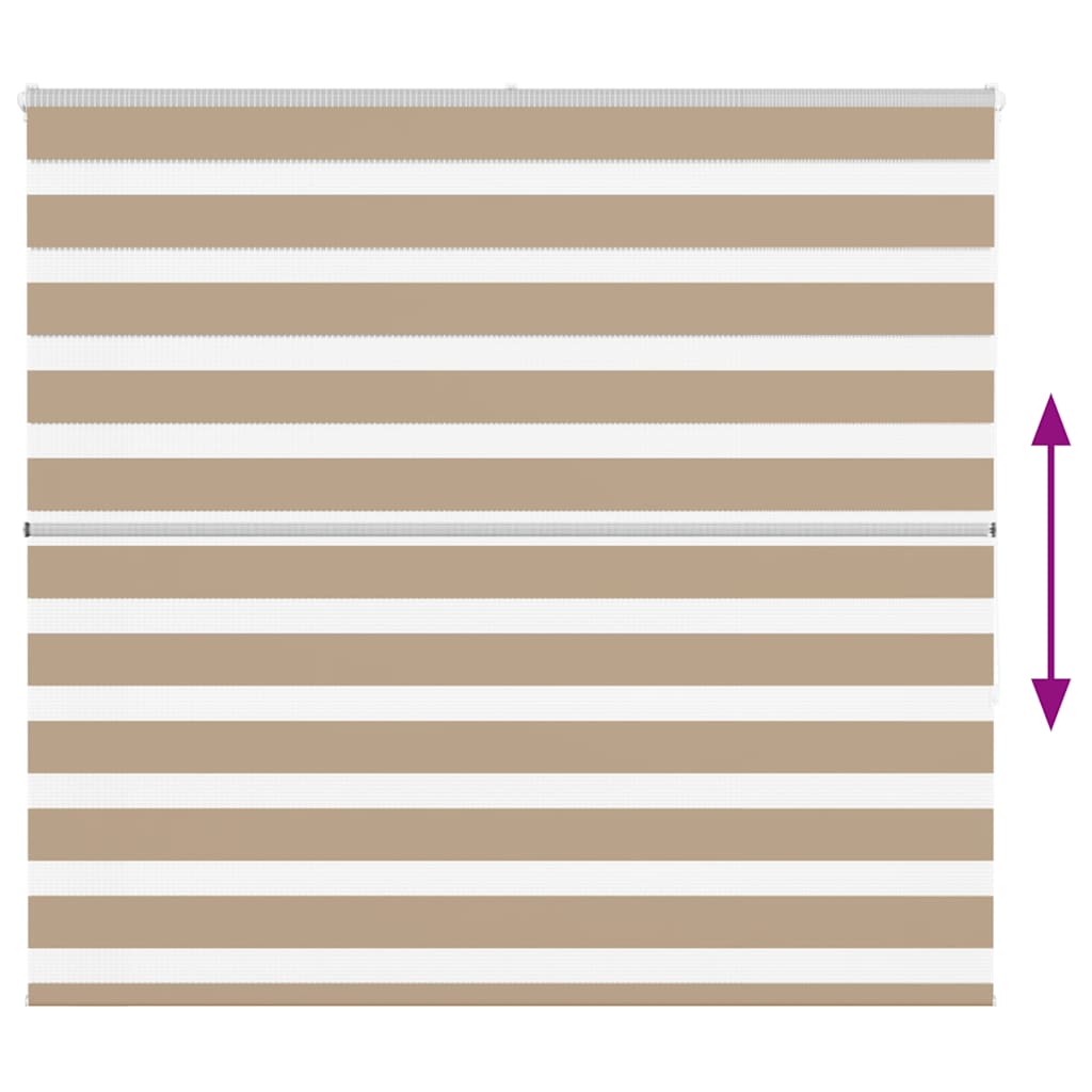 Zebra Blind Sand Brown 160x150 cm Fabric Width 155.9 cm