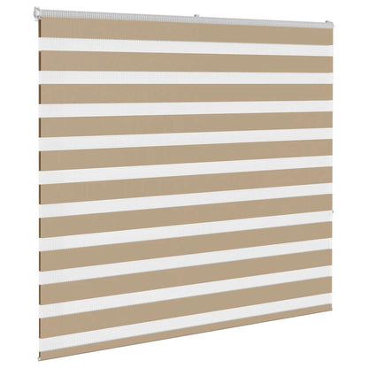 Zebra Blind Sand Brown 165x150 cm Fabric Width 160.9 cm