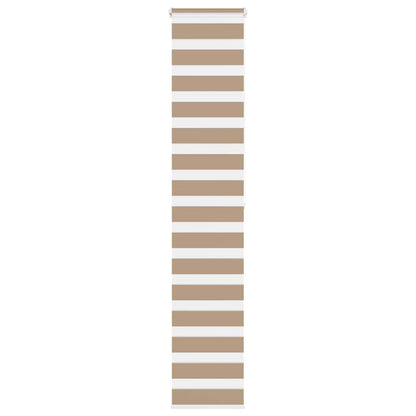 Zebra Blind Sand Brown 40x200 cm Fabric Width 35.9 cm Polyester