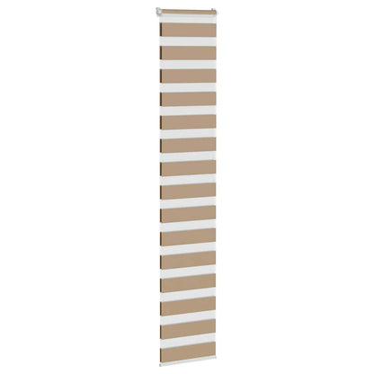 Zebra Blind Sand Brown 40x200 cm Fabric Width 35.9 cm Polyester
