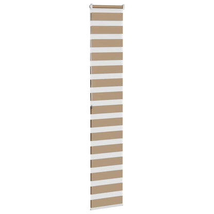 Zebra Blind Sand Brown 40x200 cm Fabric Width 35.9 cm Polyester