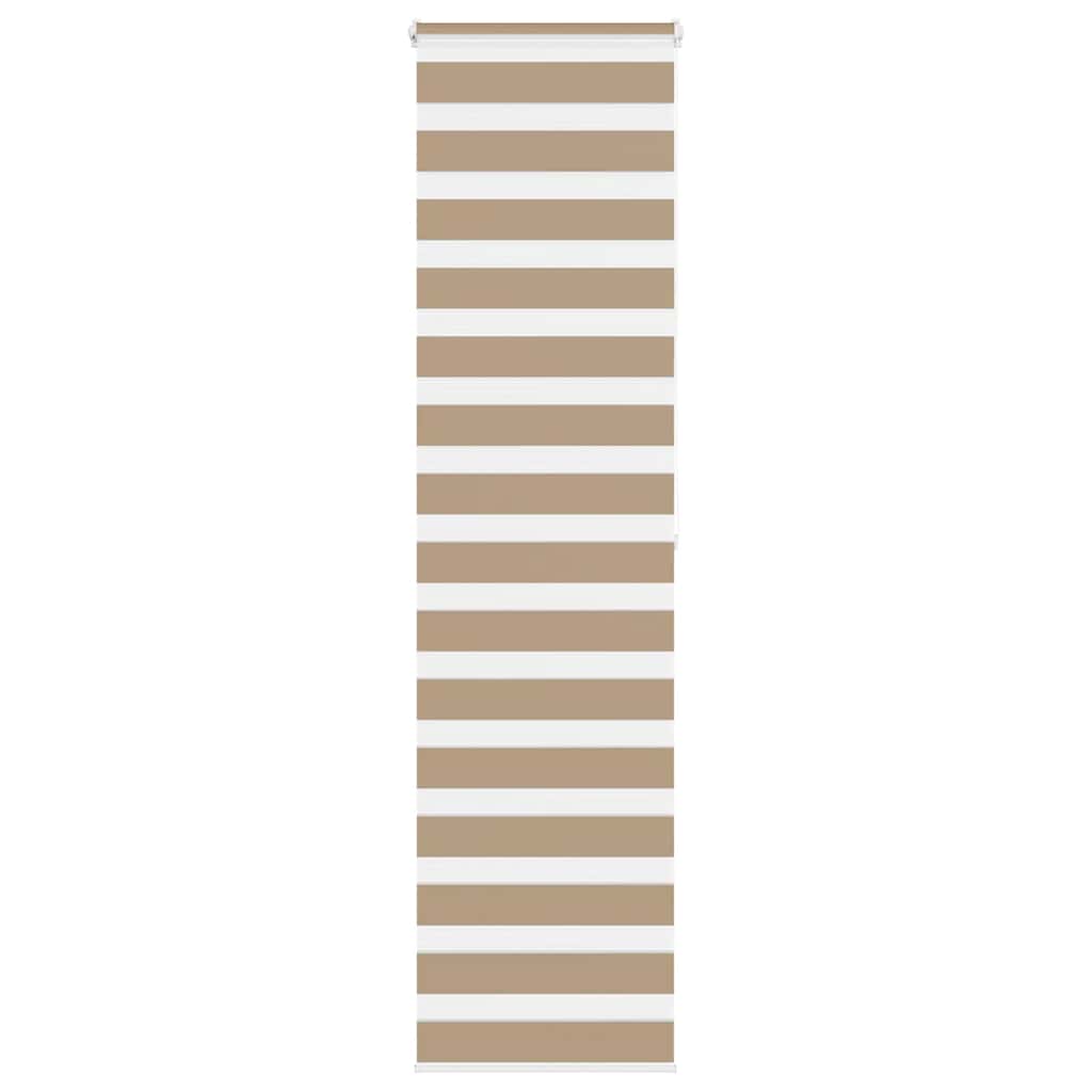 Zebra Blind Sand Brown 65x200 cm Fabric Width 60.9 cm Polyester