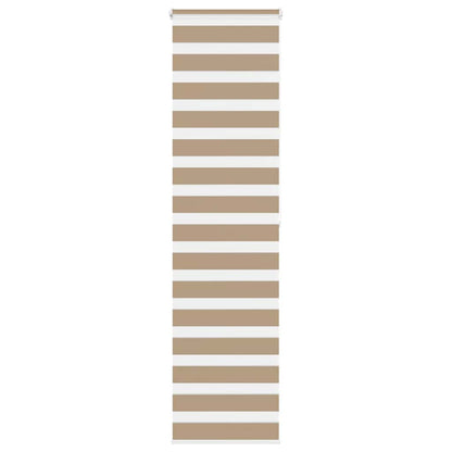Zebra Blind Sand Brown 65x200 cm Fabric Width 60.9 cm Polyester