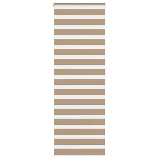 Zebra Blind Sand Brown 80x200 cm Fabric Width 75.9 cm Polyester