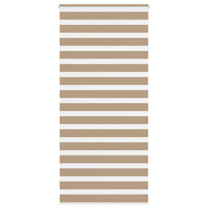 Zebra Blind Sand Brown 95x200 cm Fabric Width 90.9 cm Polyester