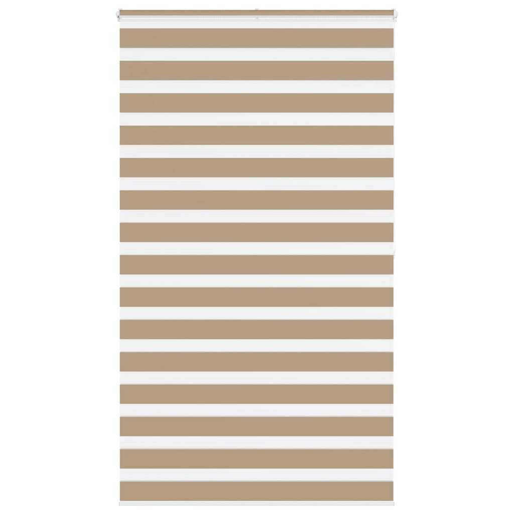Zebra Blind Sand Brown 130x200 cm Fabric Width 125.9 cm