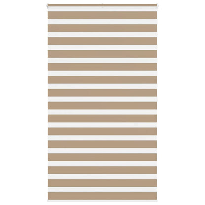 Zebra Blind Sand Brown 130x200 cm Fabric Width 125.9 cm