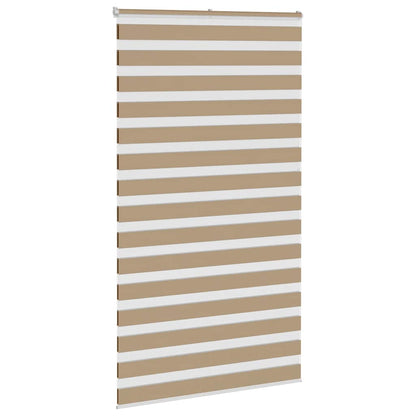 Zebra Blind Sand Brown 130x200 cm Fabric Width 125.9 cm