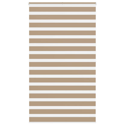 Zebra Blind Sand Brown 135x200 cm Fabric Width 130.9 cm Polyester