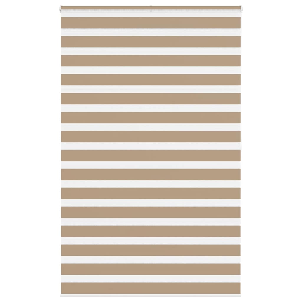 Zebra Blind Sand Brown 140x200 cm Fabric Width 135.9 cm