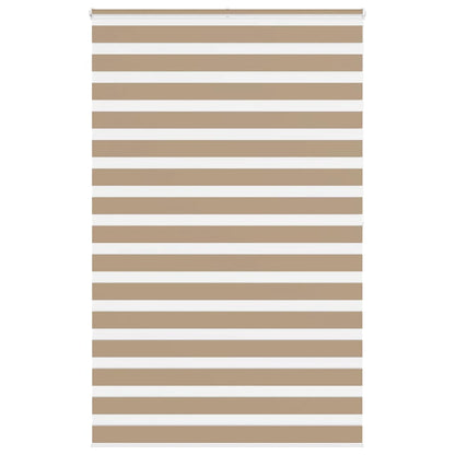 Zebra Blind Sand Brown 150x200 cm Fabric Width 145.9 cm Polyester