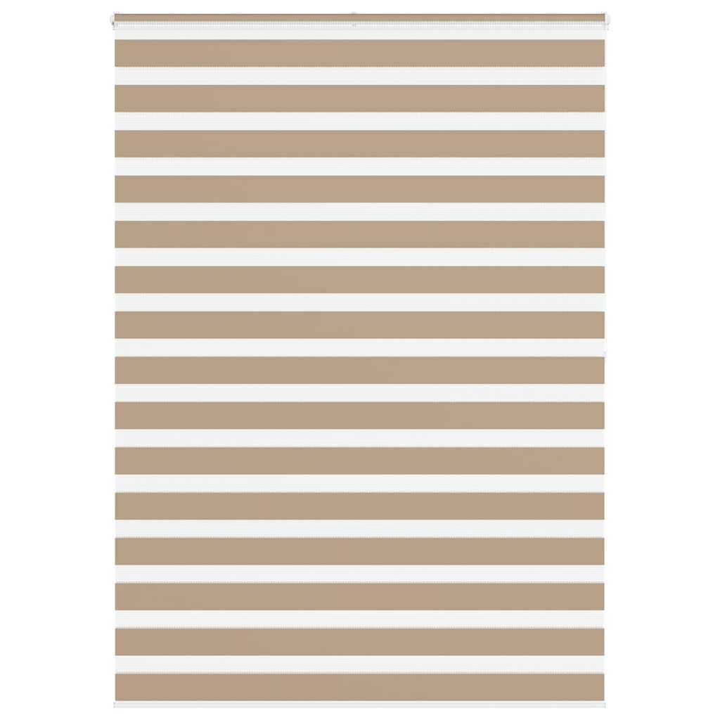 Zebra Blind Sand Brown 155x200 cm Fabric Width 150.9 cm Polyester