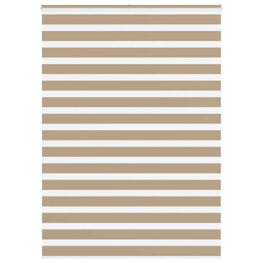 Zebra Blind Sand Brown 160x200 cm Fabric Width 155.9 cm Polyester
