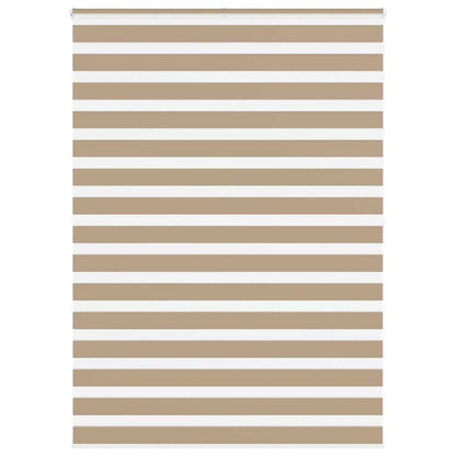 Zebra Blind Sand Brown 160x200 cm Fabric Width 155.9 cm Polyester