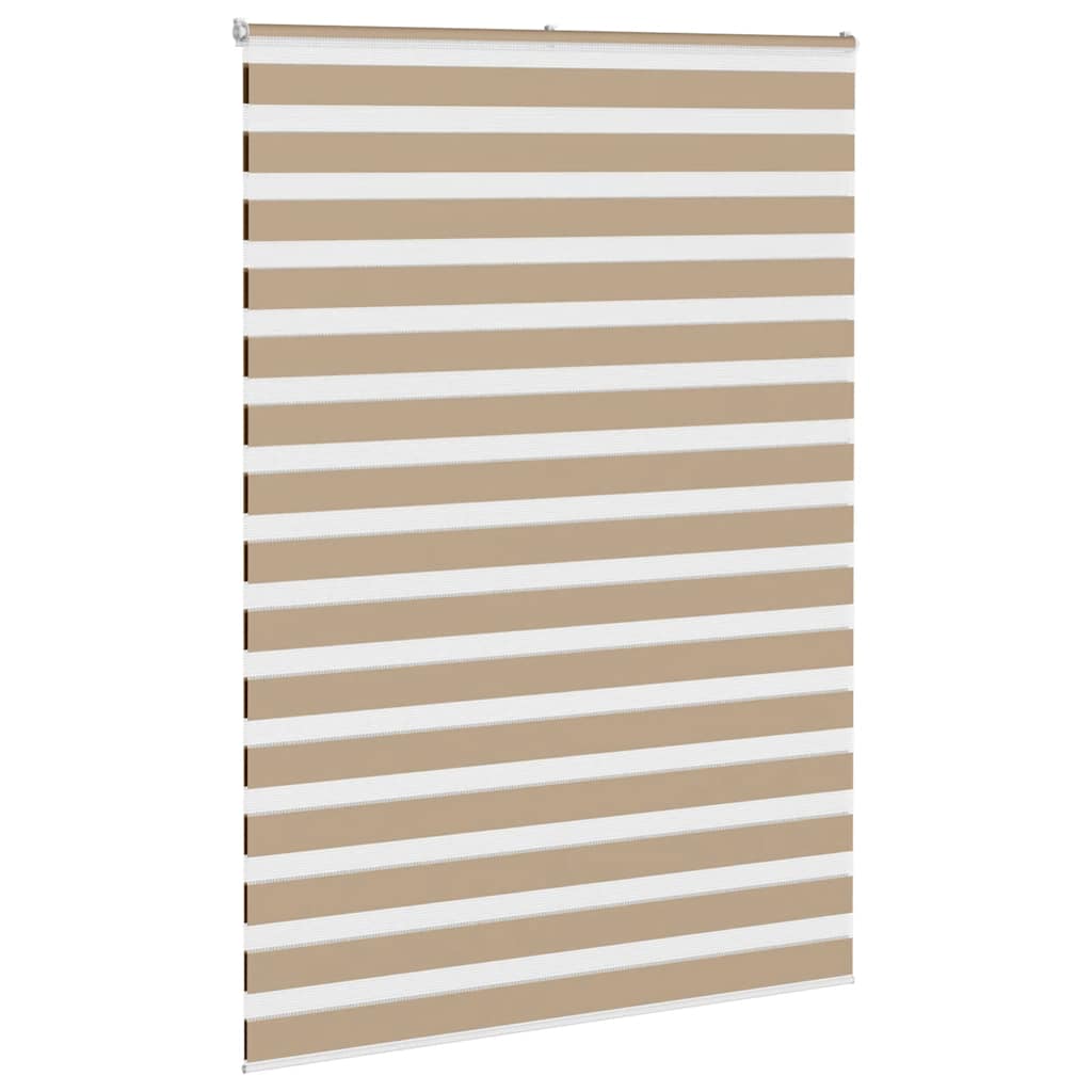 Zebra Blind Sand Brown 160x200 cm Fabric Width 155.9 cm