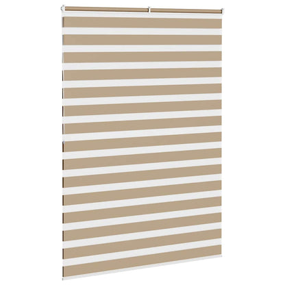 Zebra Blind Sand Brown 160x200 cm Fabric Width 155.9 cm