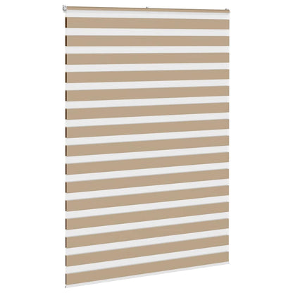 Zebra Blind Sand Brown 165x200 cm Fabric Width 160.9 cm