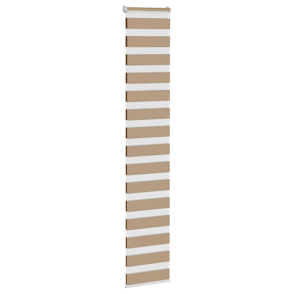 Zebra Blind Sand Brown 45x230 cm Fabric Width 40.9 cm Polyester