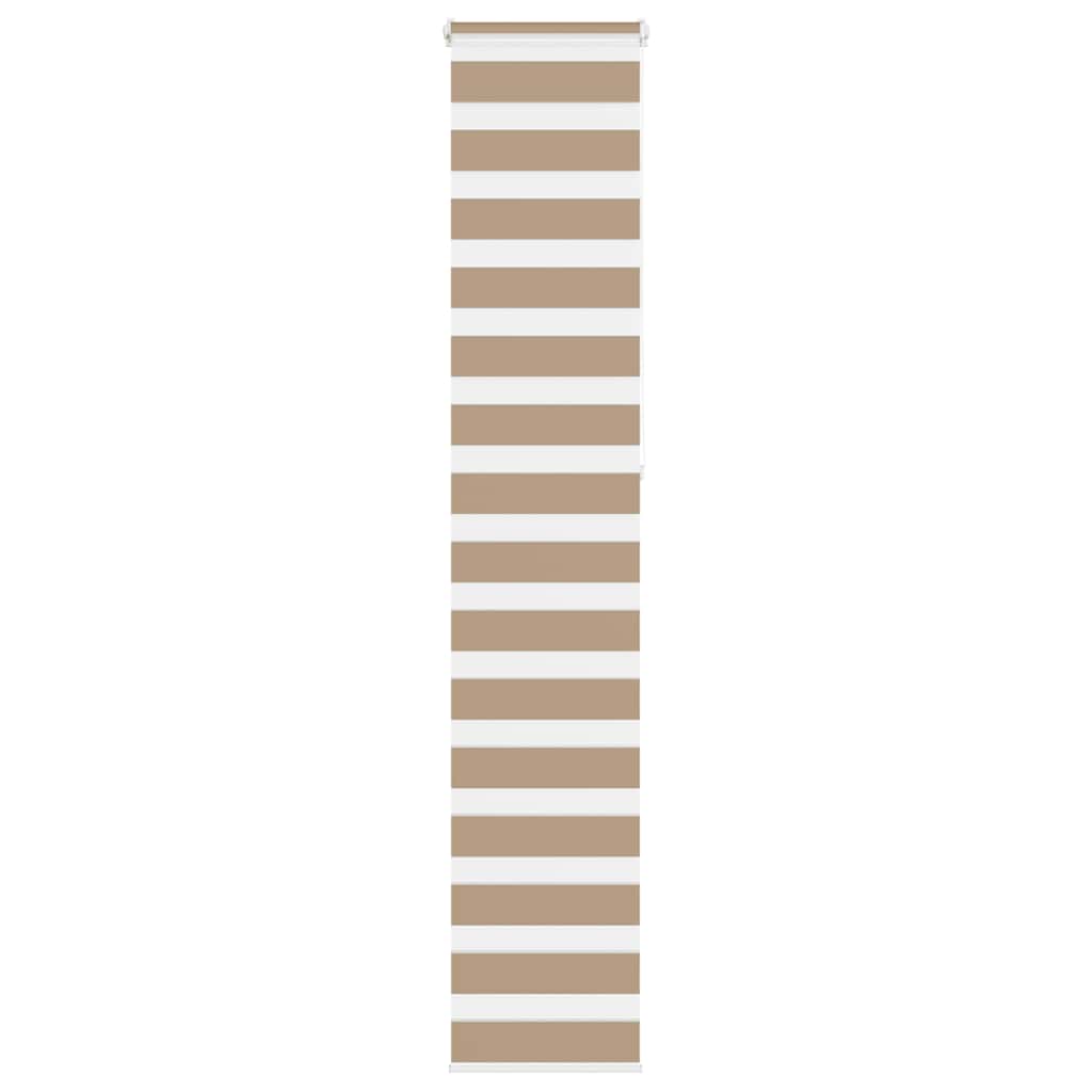 Zebra Blind Sand Brown 50x230 cm Fabric Width 45.9 cm Polyester