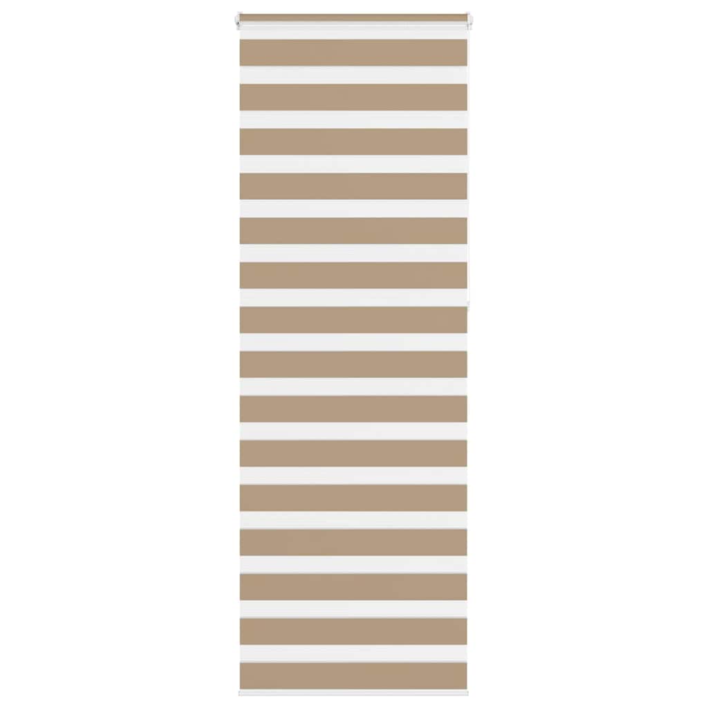 Zebra Blind Sand Brown 80x230 cm Fabric Width 75.9 cm Polyester
