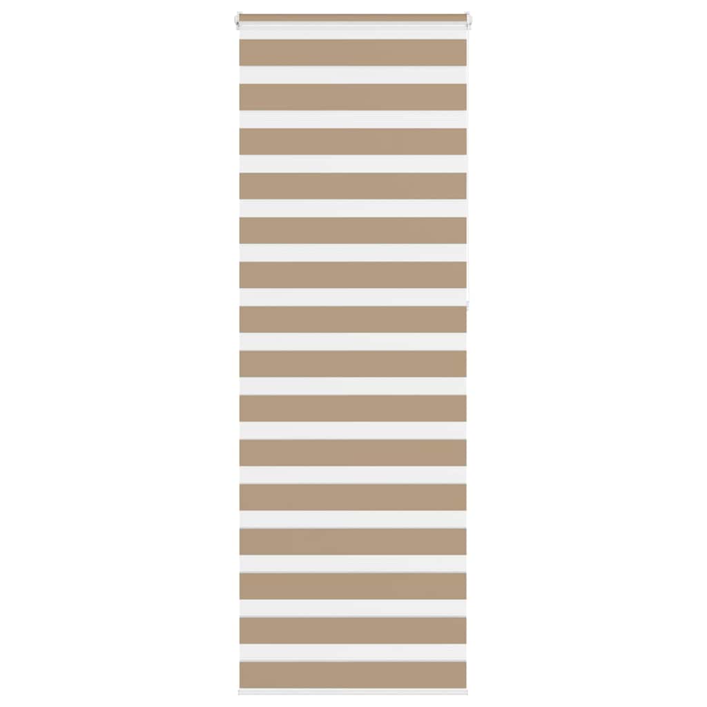 Zebra Blind Sand Brown 90x230 cm Fabric Width 85.9 cm Polyester