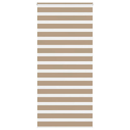 Zebra Blind Sand Brown 110x230 cm Fabric Width 105.9 cm Polyester