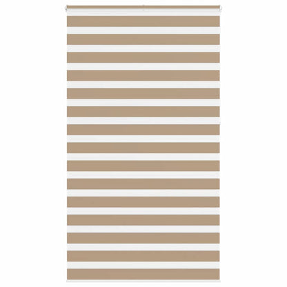 Zebra Blind Sand Brown 135x230 cm Fabric Width 130.9 cm Polyester