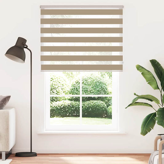 Zebra Blind Sand Brown 140x230 cm Fabric Width 135.9 cm